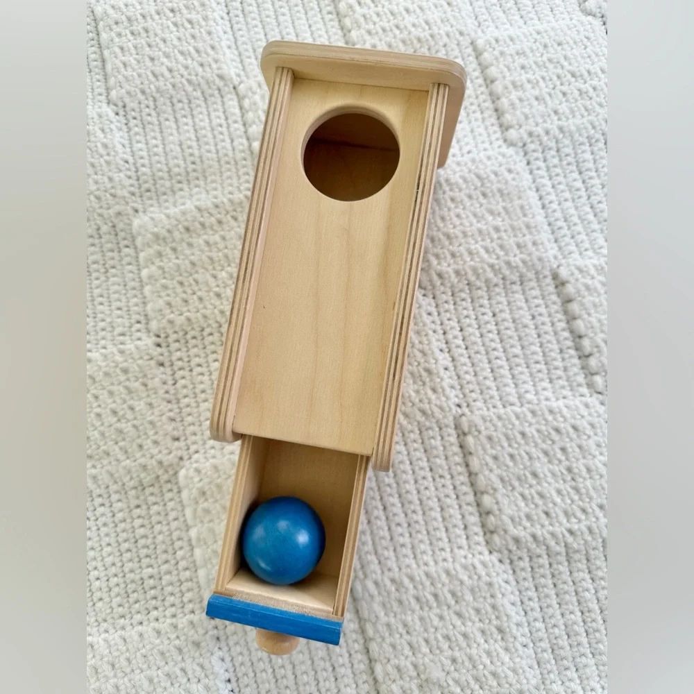 Monti Kids Wooden Permanence Box with Drawer